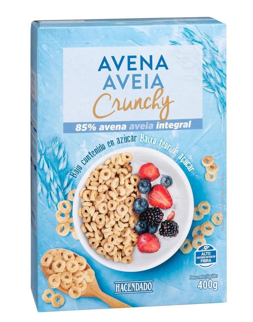 Cereales de avena Crunchy 85 avena integral