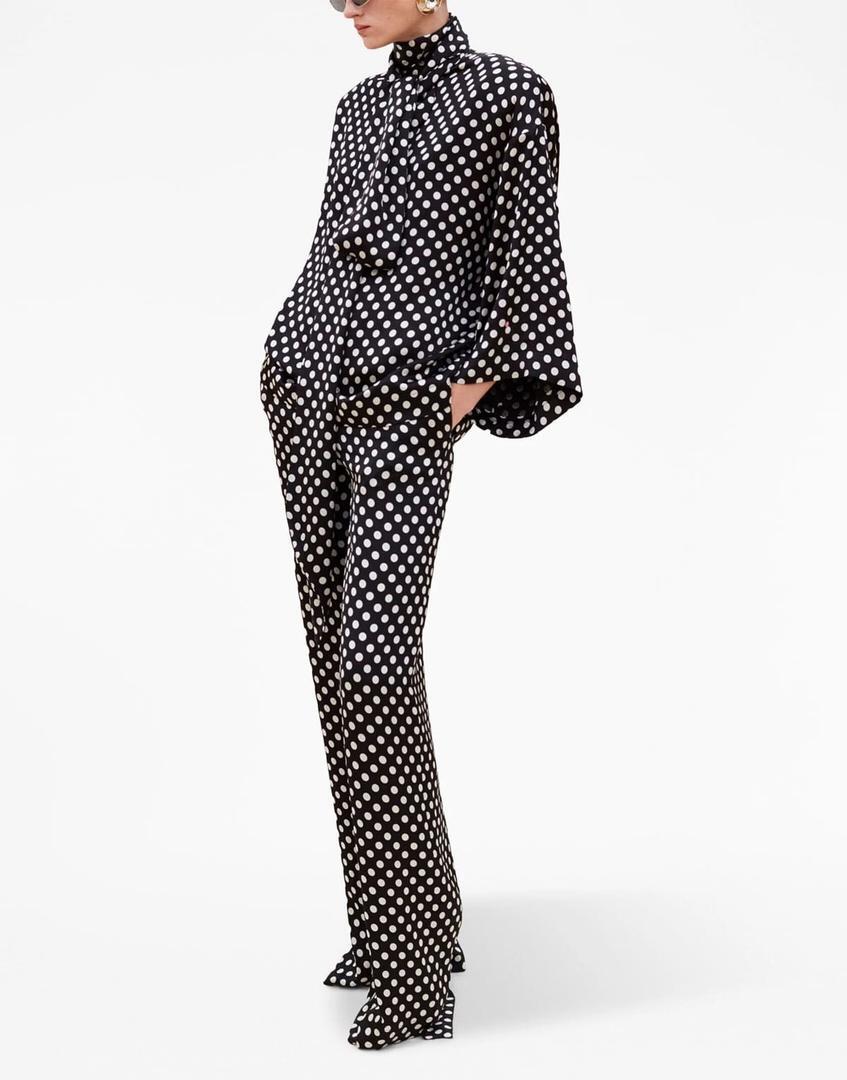 Pantalón de lunares de Saint Laurent