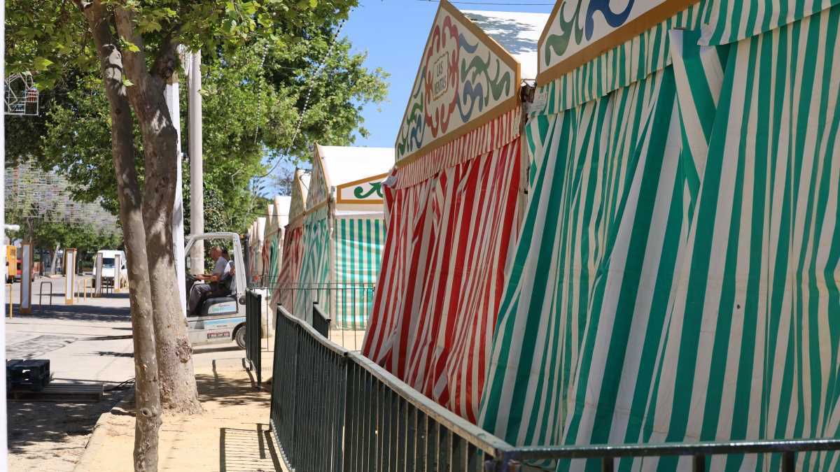 Caseta de las Ventas en la feria de Rota