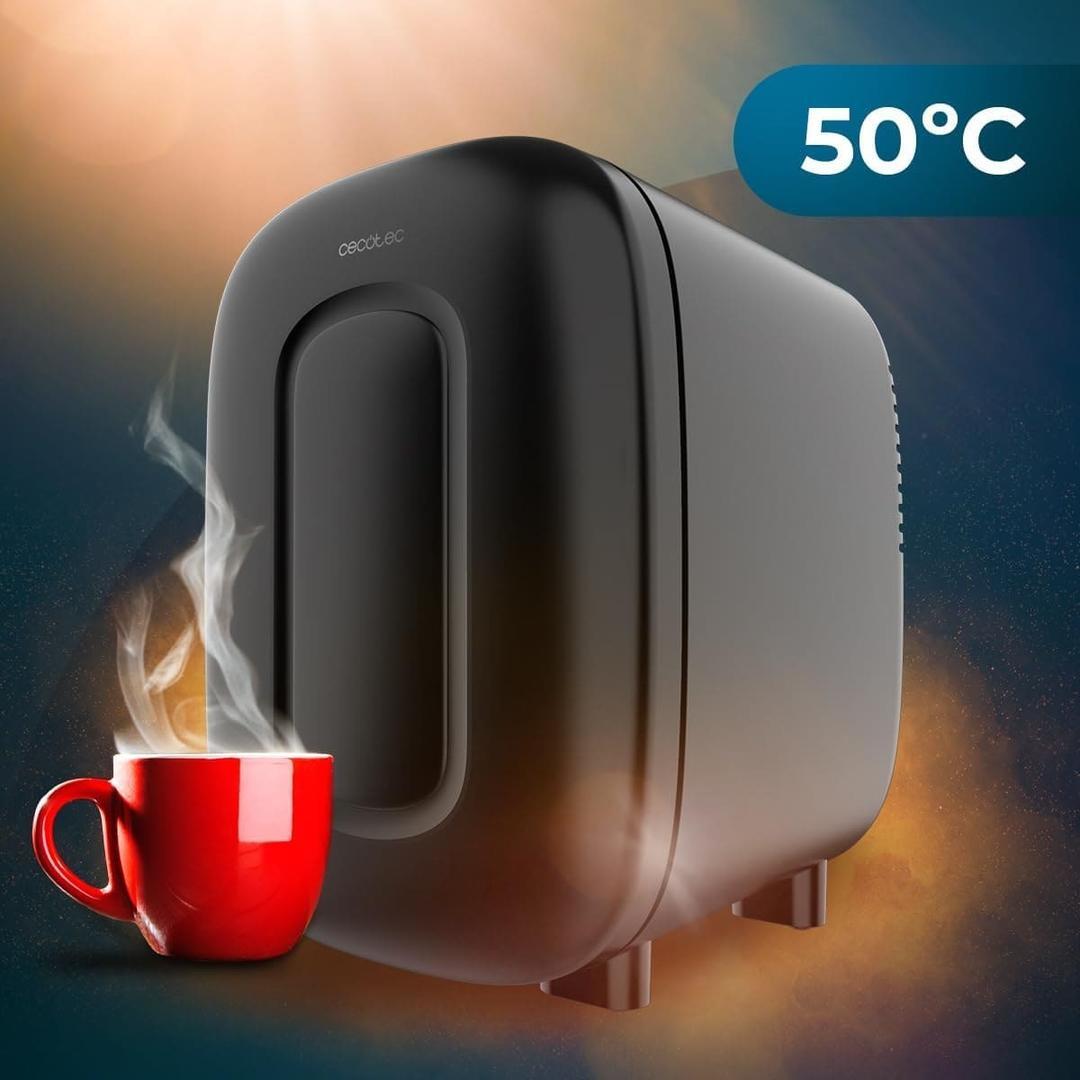 La mini nevera Bolero MiniCooling de 4 litros Bora Black de Cecotec en Amazon