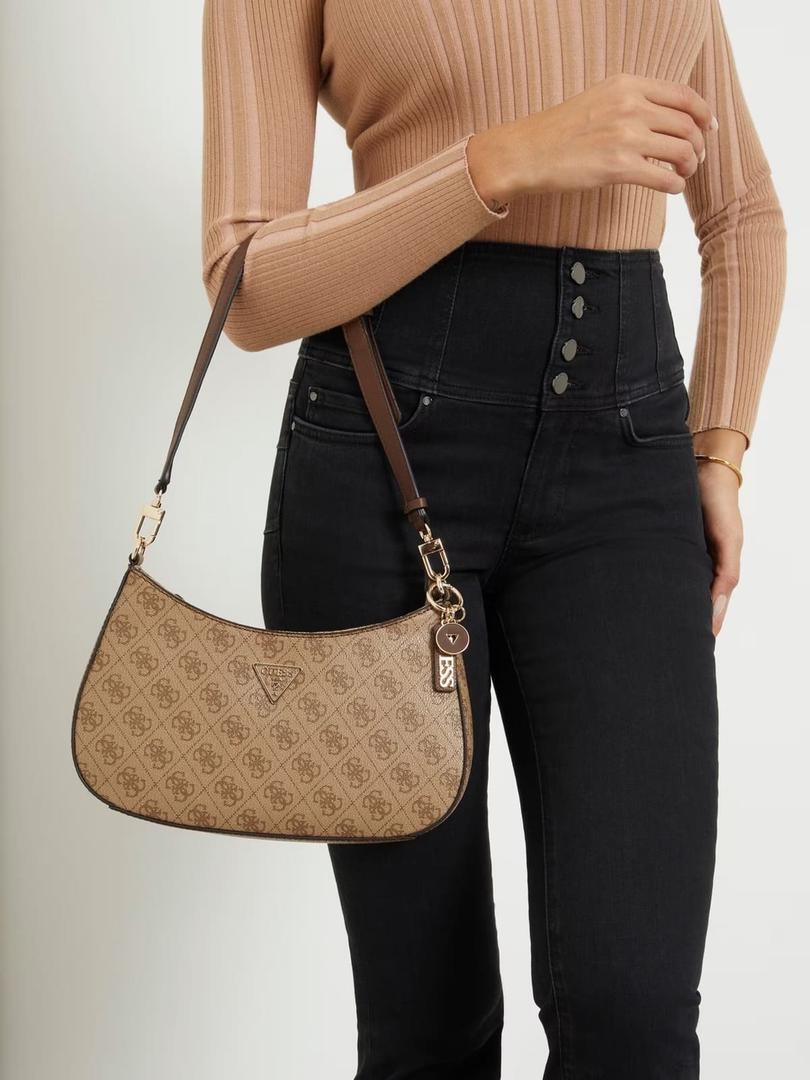 El bolso de hombro noelle con logo 4g de Guess