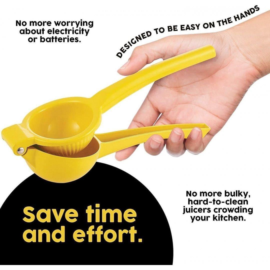 Exprimidor manual de cítricos de acero inoxidable en Carrefour