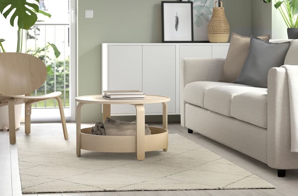 TVERSTED alfombra pelo corto beige de Ikea