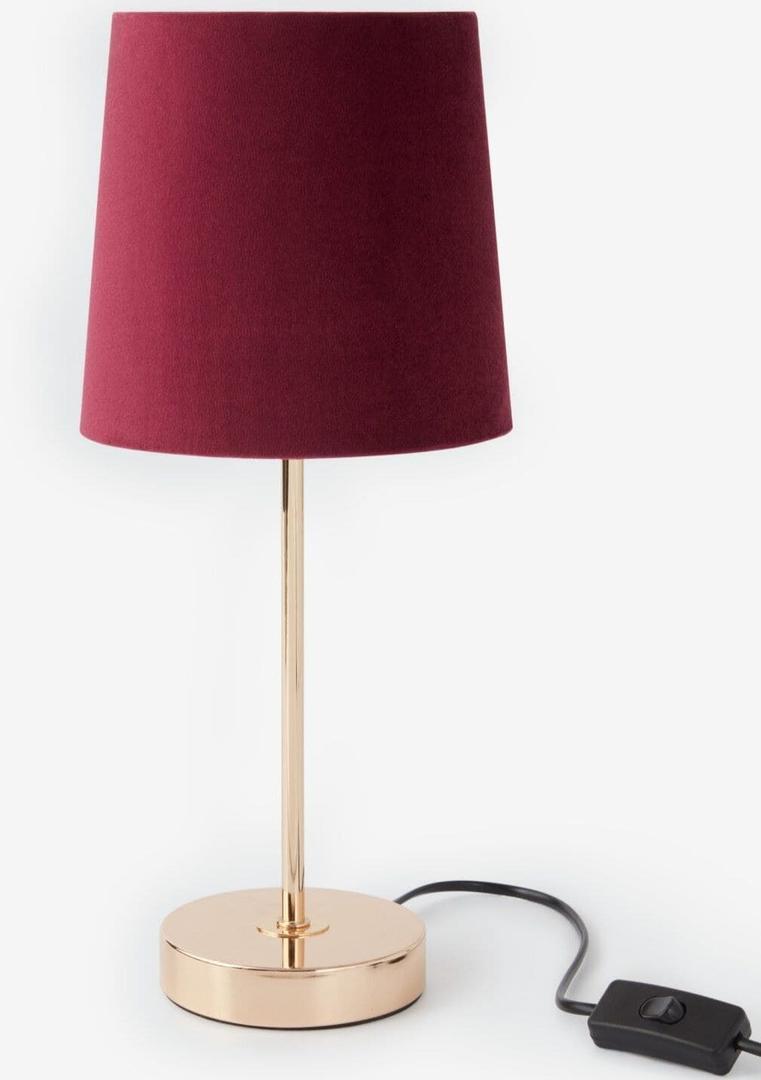 Lámpara de mesa burdeos de Pepco