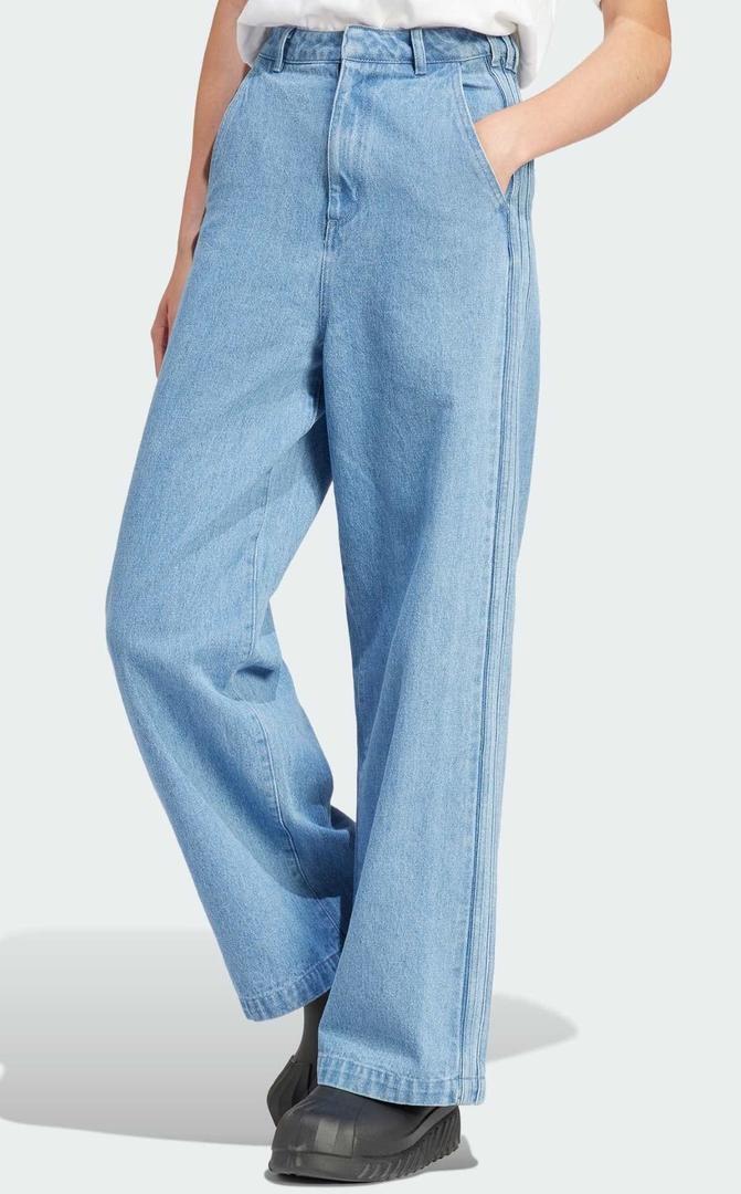 Pantalón vaquero Kseniaschnaider 3 bandas de Adidas