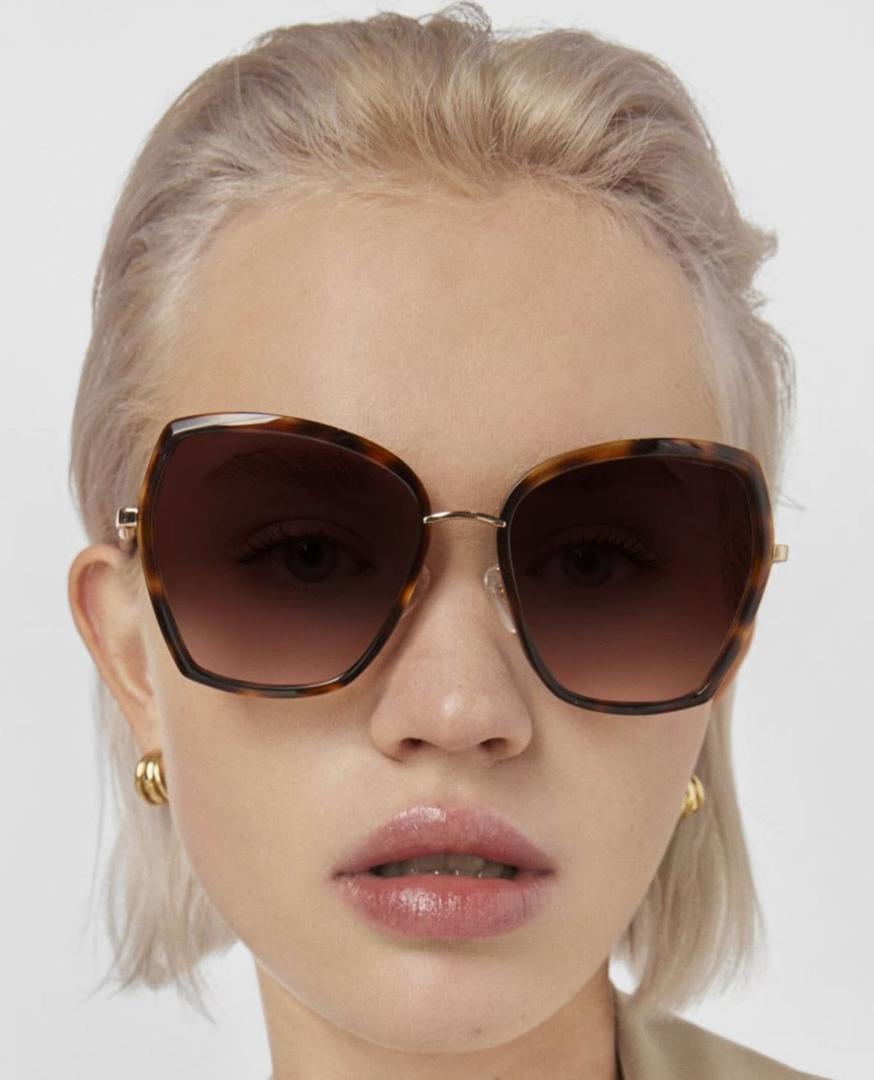 Gafas de sol Square Mesh havana de TOUS