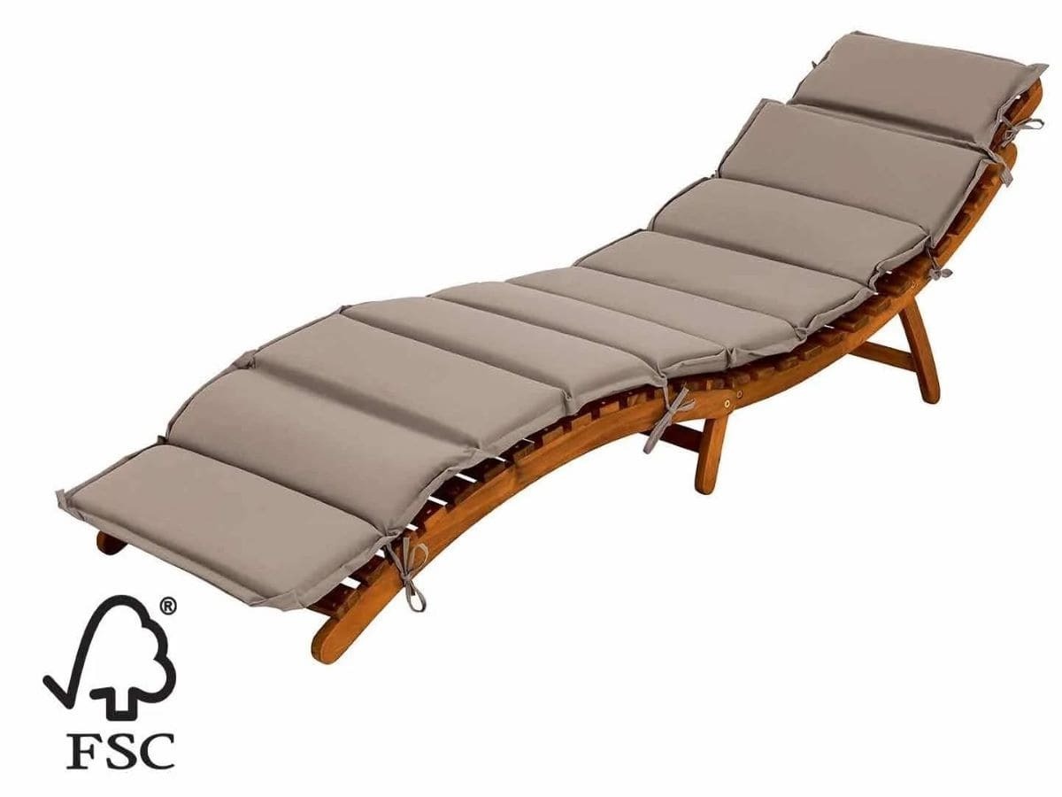 Tumbona plegable de madera Sevilla