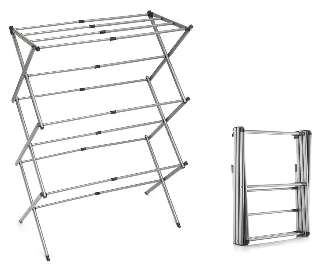 Tendedero metálico plegable y extensible Cloxy INNOVAGOODS
