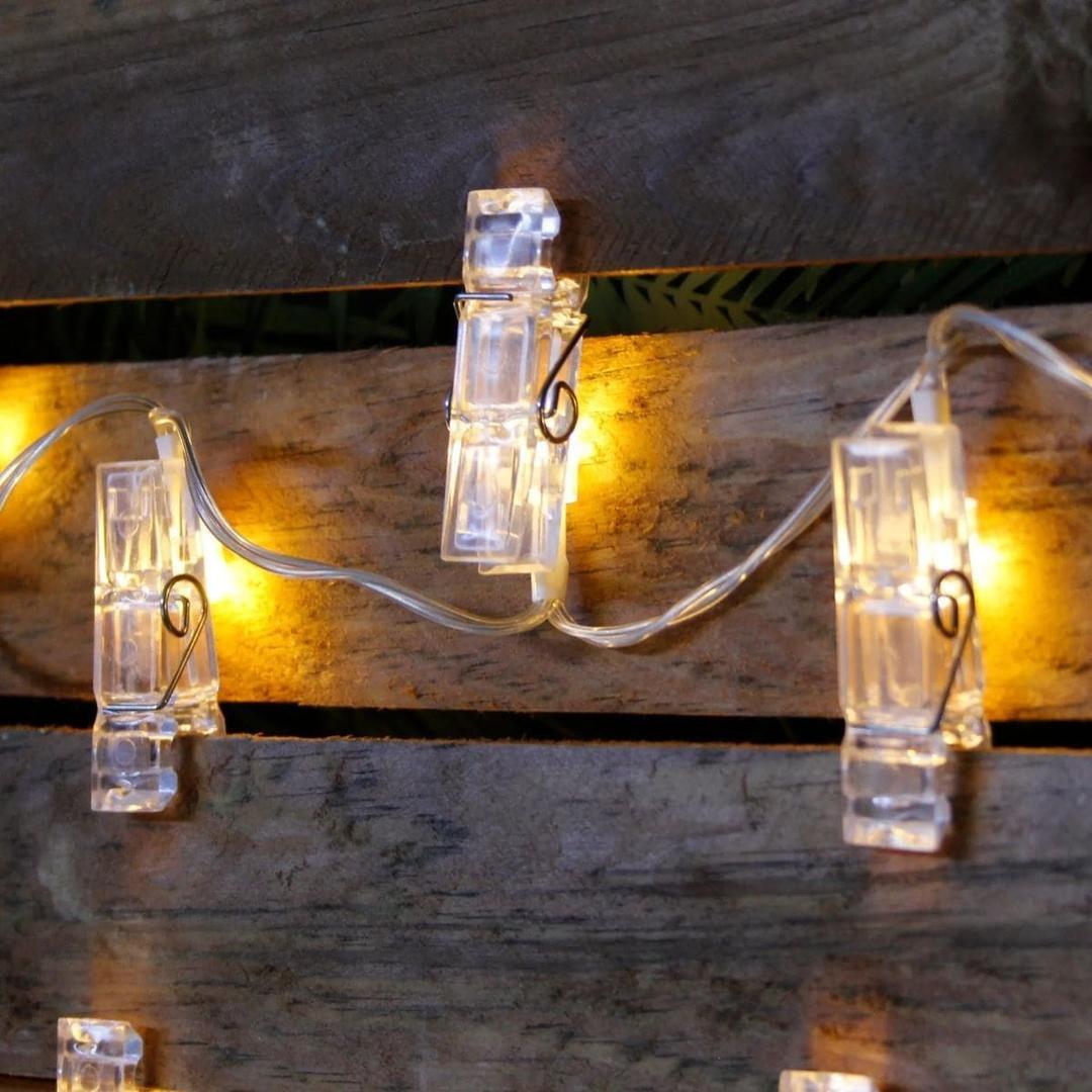 Guirnalda solar de 20 pinzas Austral ARTE CONFORT