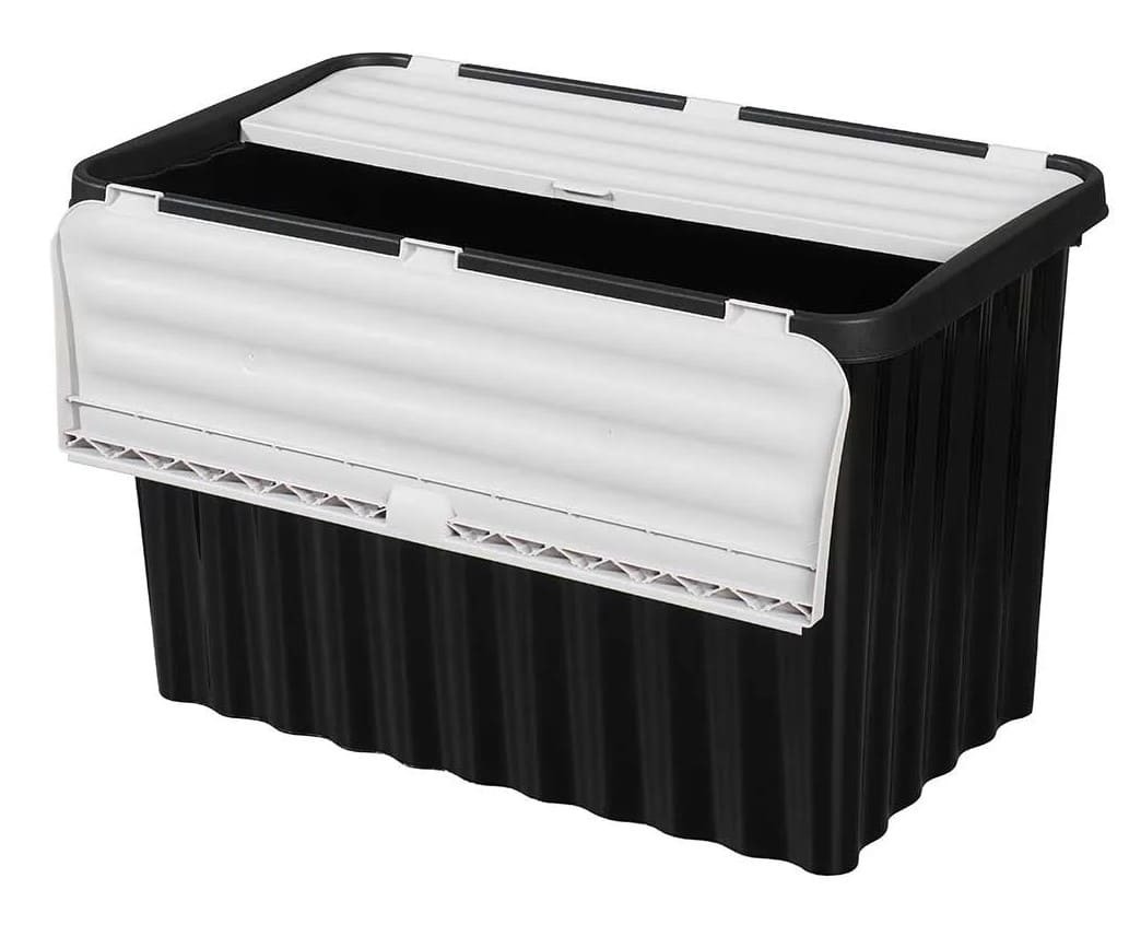 Caja con tapa plegable