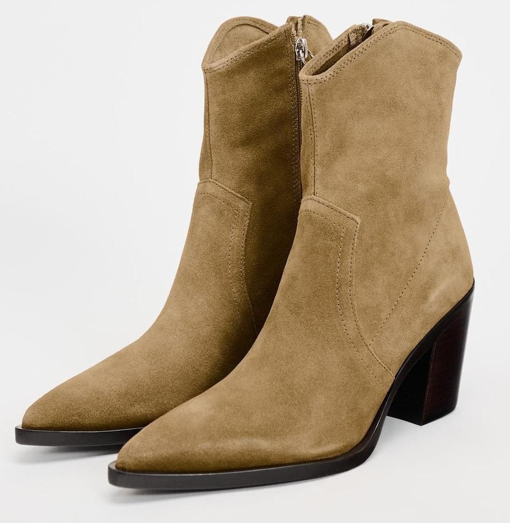 Botín cowboy de tacón