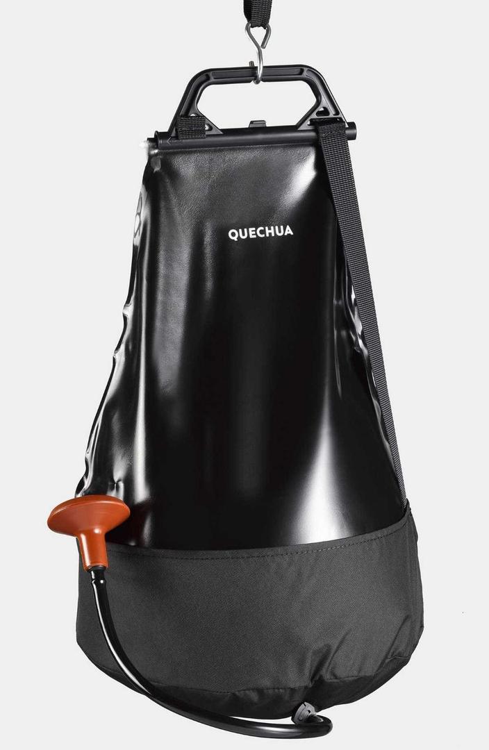 Ducha solar de camping portátil 10 Litros Quechua de Decathlon