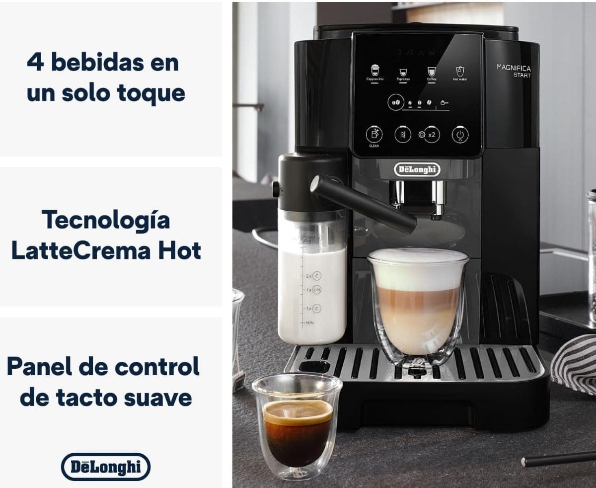 De'Longhi Magnifica Start ECAM220.60.BG Cafetera Automática de Amazon