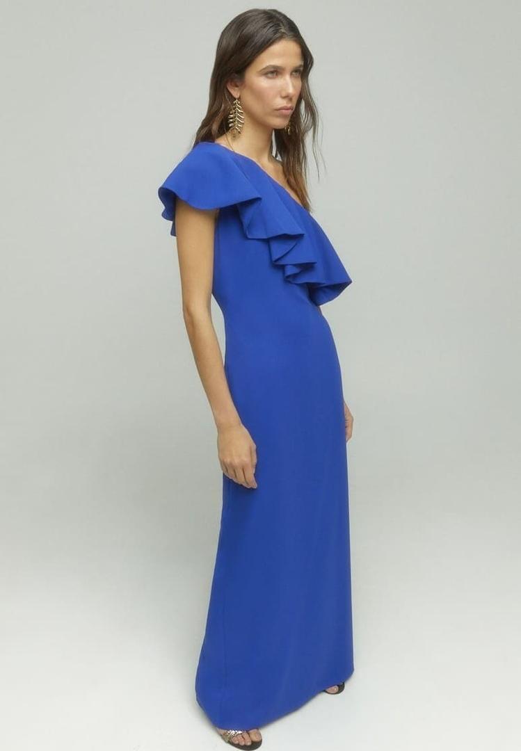 Tintoretto vestido largo con manga corta de El Corte Inglés