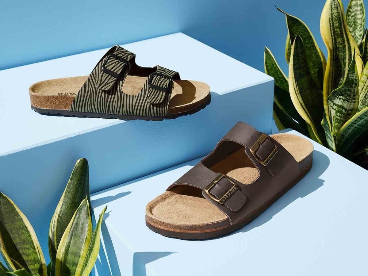 Las sandalias de tiras y hebillas de piel de Lidl