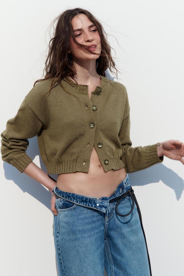 La chaqueta rústica de punto de Zara