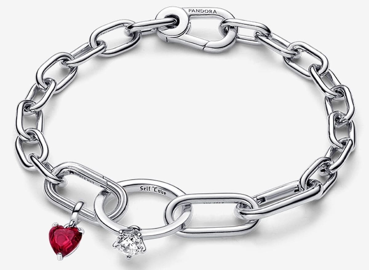 Conjunto de Regalo Pulsera de Eslabones Link Cásate Conmigo Amor de Pandora