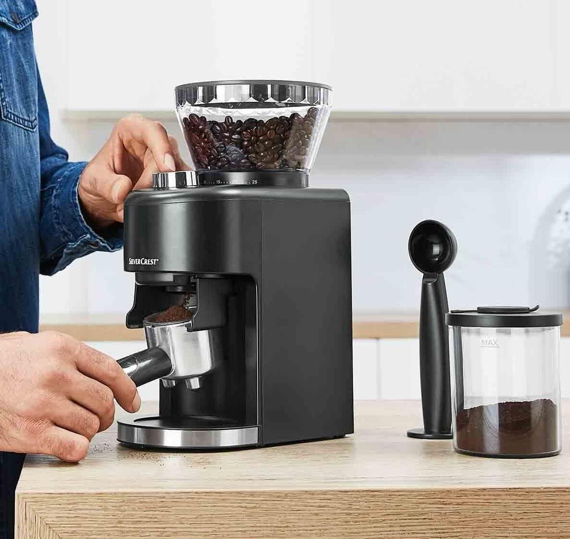 El molinillo eléctrico de café 200 W de Lidl