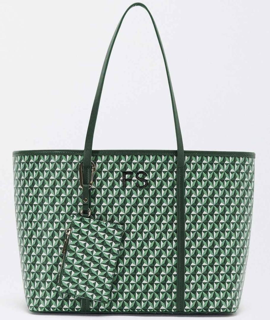 Bolso shopper estamapado personalizado M de Parfois