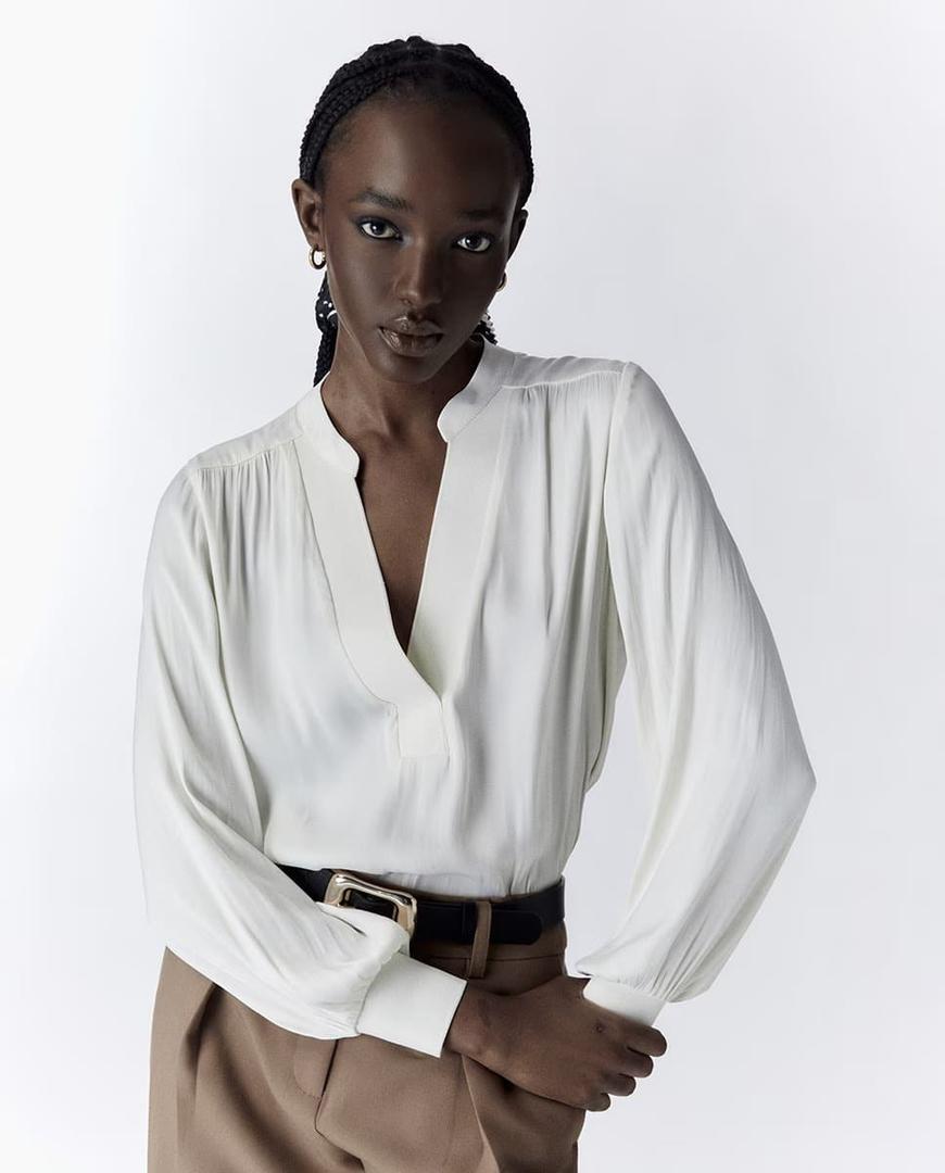 El cuerpo rib blanco de Sfera en El Corte Inglés