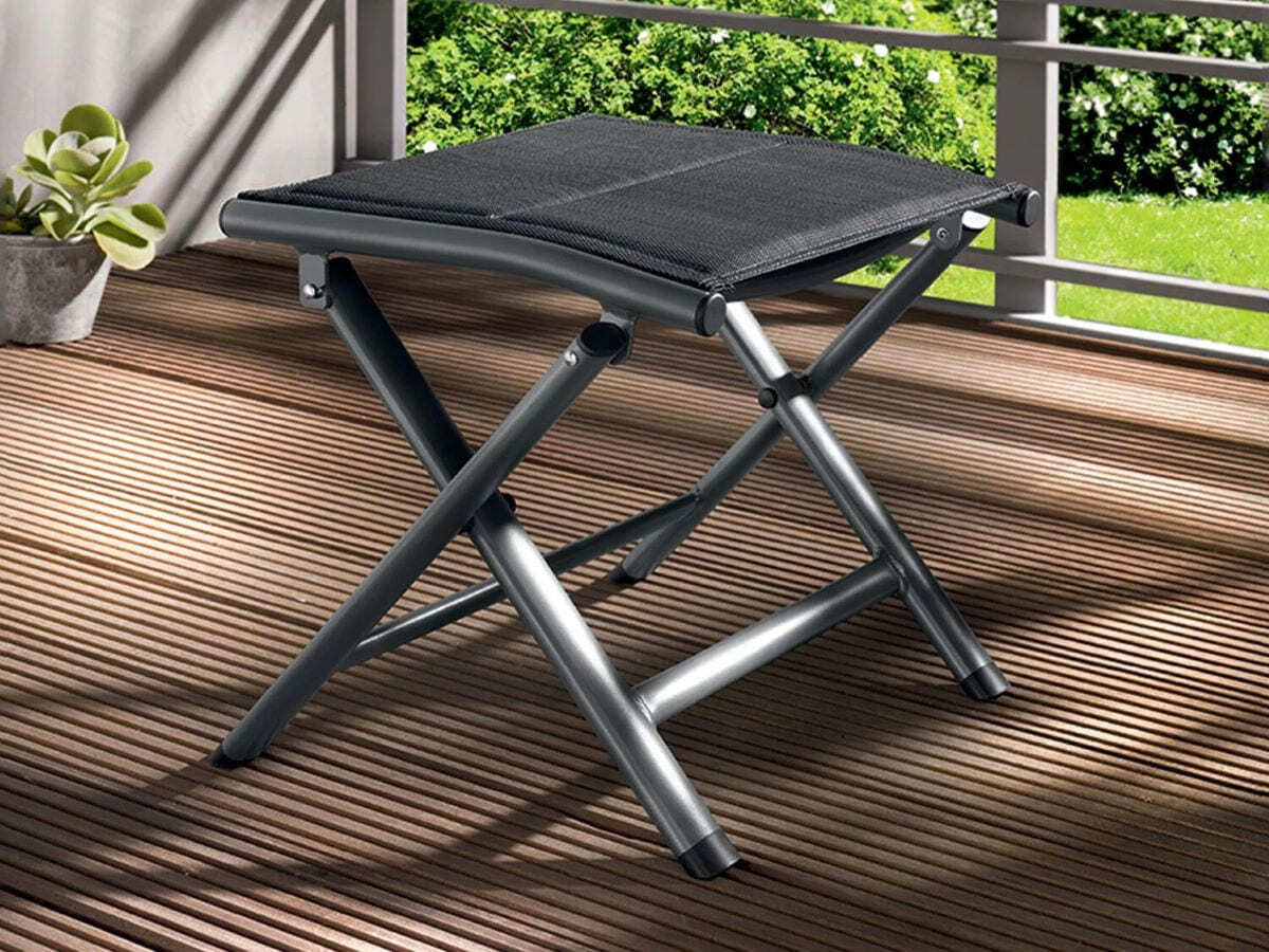 Taburete acolchado de aluminio Toronto