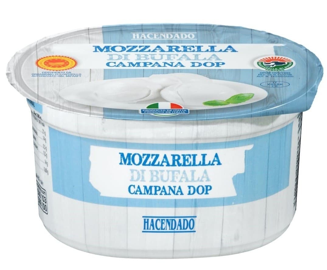 Mozzarella fresca di búfala campana