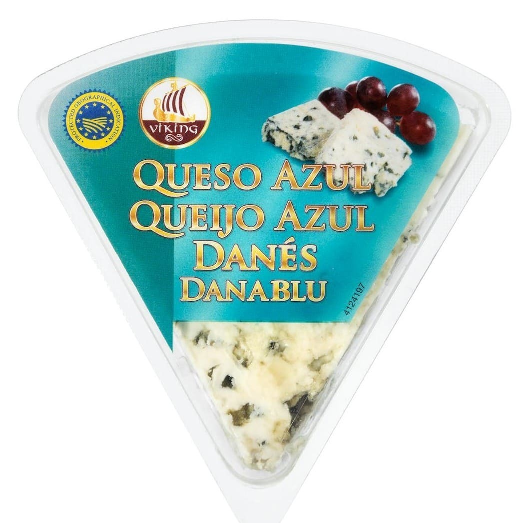 Queso azul Danés Danablu de vaca Viking
