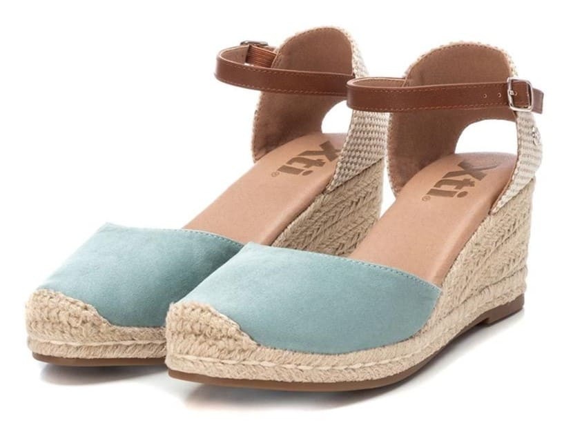 Alpargatas de cuña con cierre de hebilla Xti