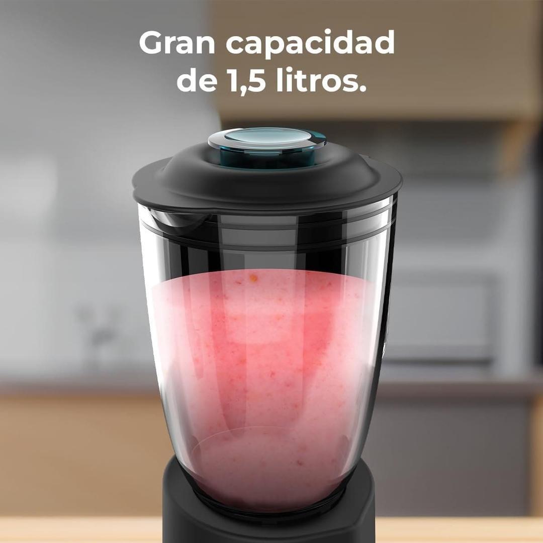 Batidora de vaso Power Black Titanium 2300 max Mix Go de Cecotec