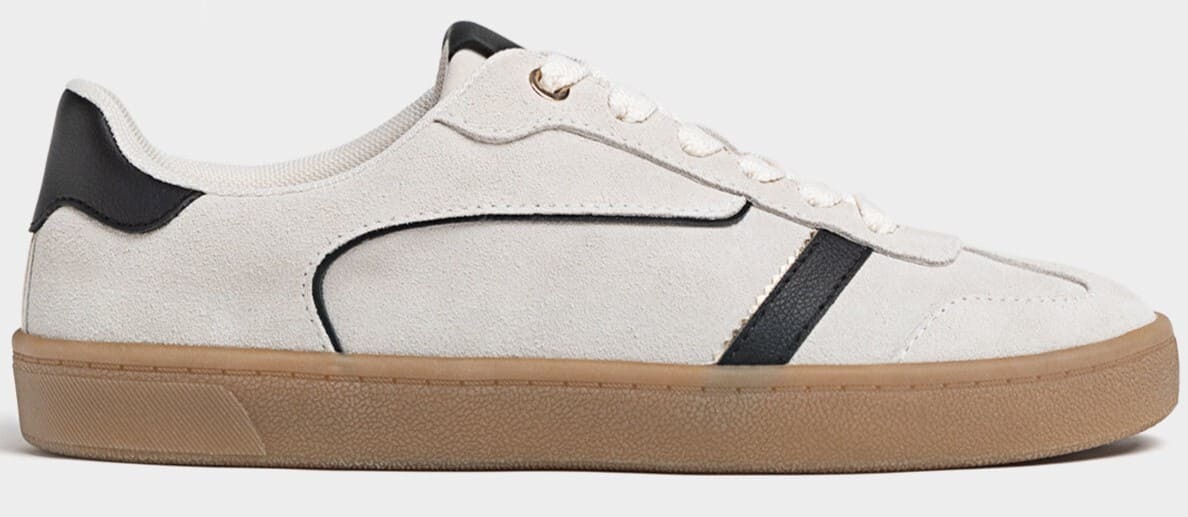 Zapatillas retro de piel