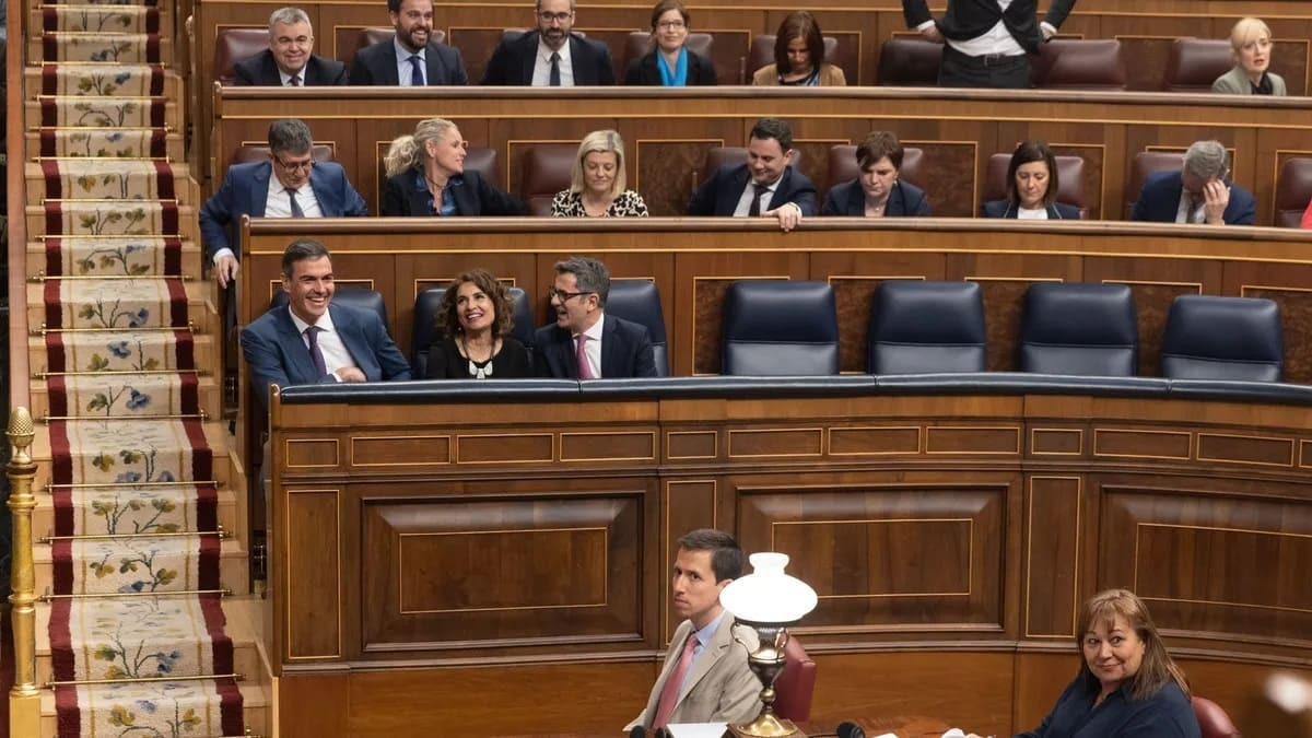 Un momento de la votación de la Ley de Amnistía