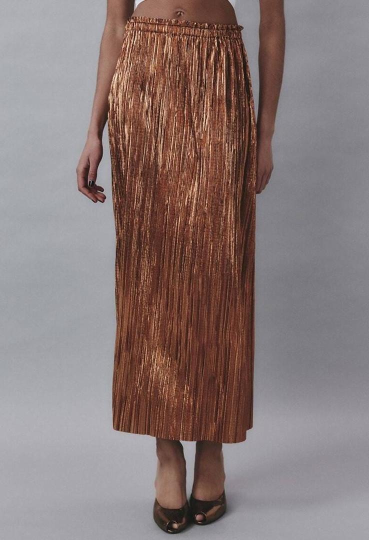 Sfera falda plisada midi de El Corte Inglés