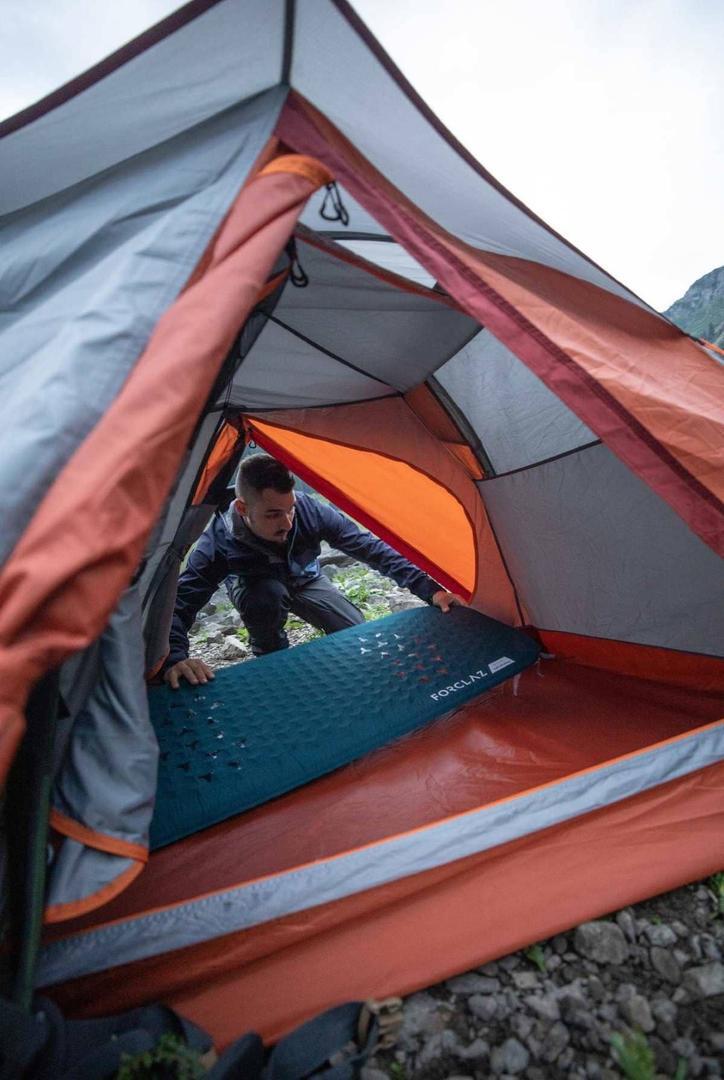 Tienda campaña 3 personas domo de trekking Forclaz MT500 de Decathlon