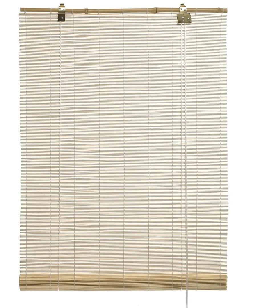 El estor enrollable de bambú Salinas natural de Leroy Merlin