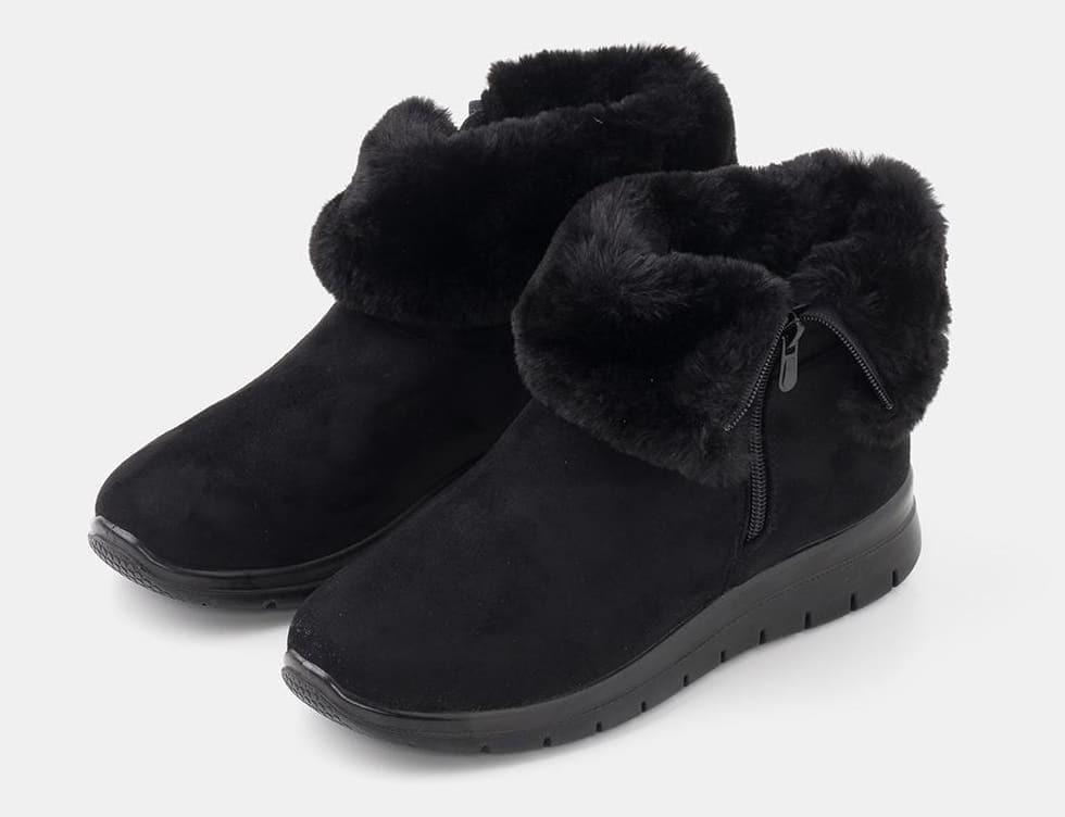 Los botines con pelito para mujer TEX de Carrefour