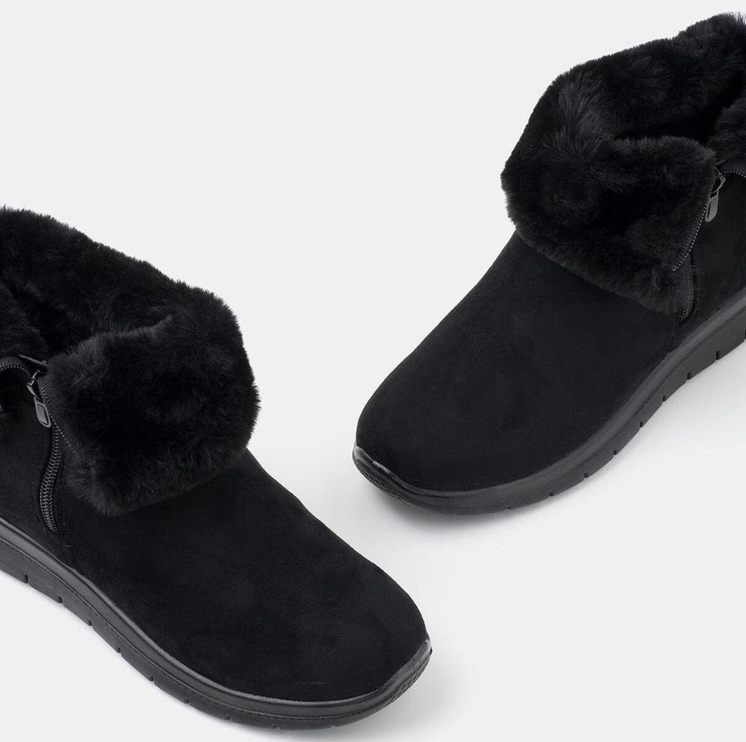 Los botines con pelito para mujer TEX de Carrefour