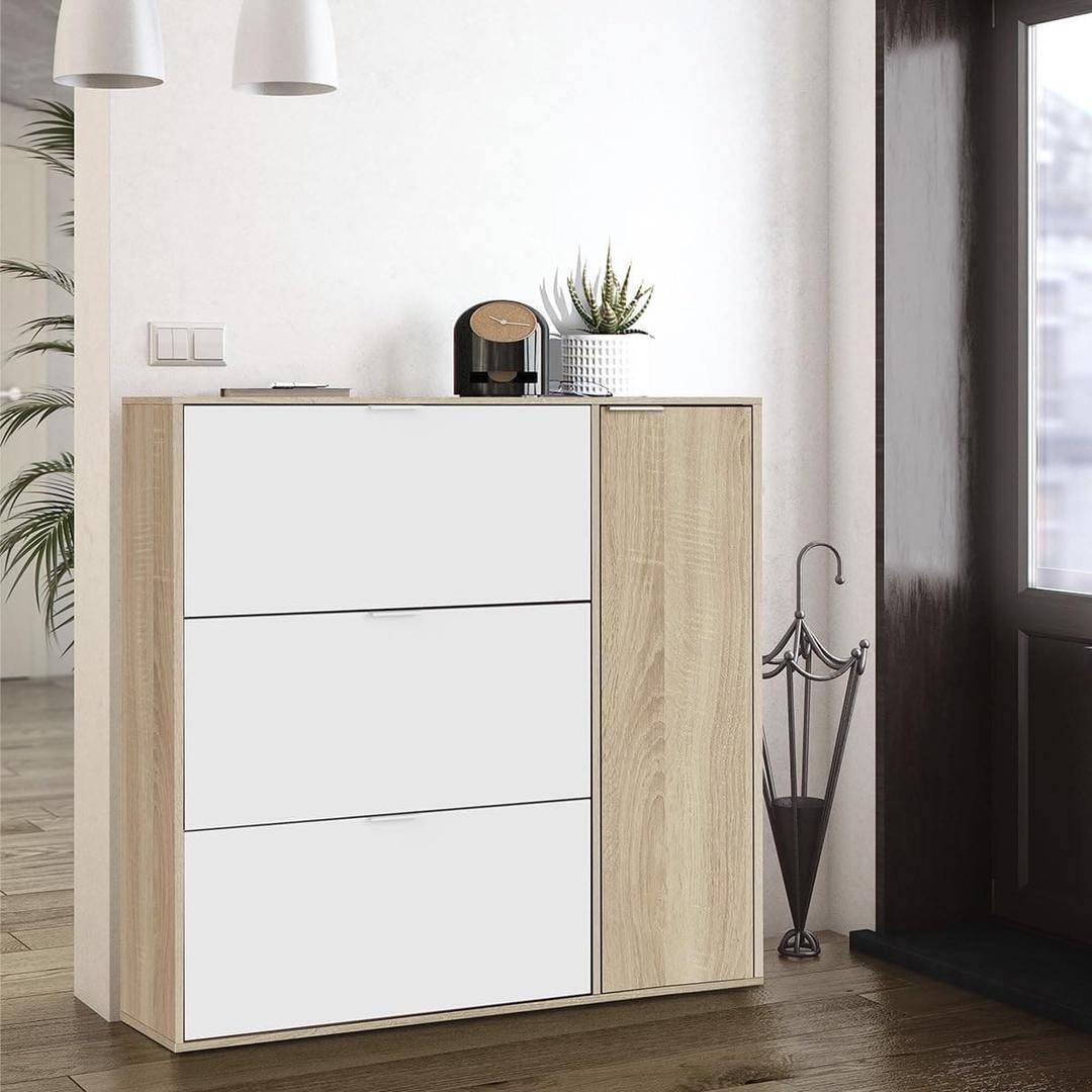 El mueble zapatero 4 puertas en Amazon