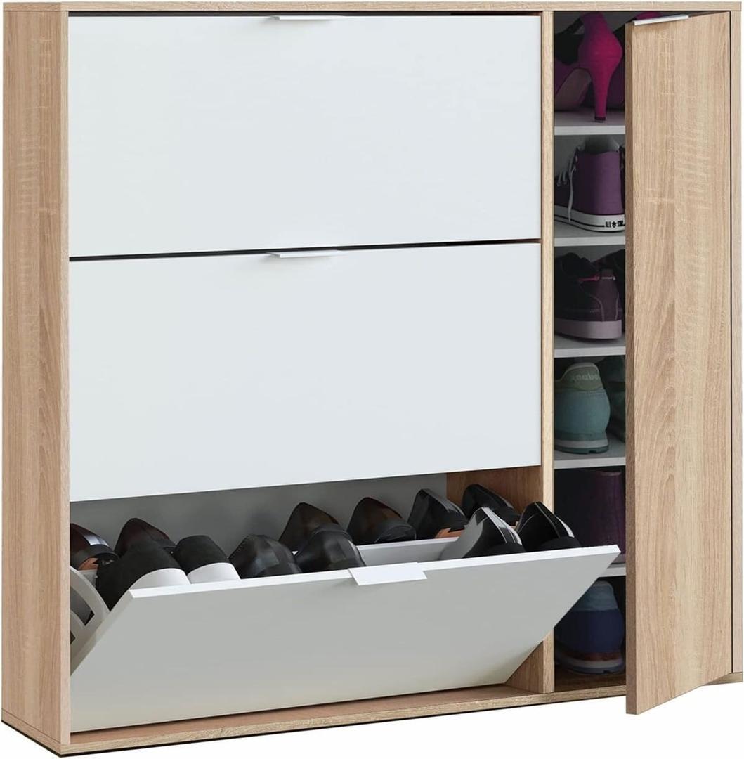 El mueble zapatero 4 puertas en Amazon