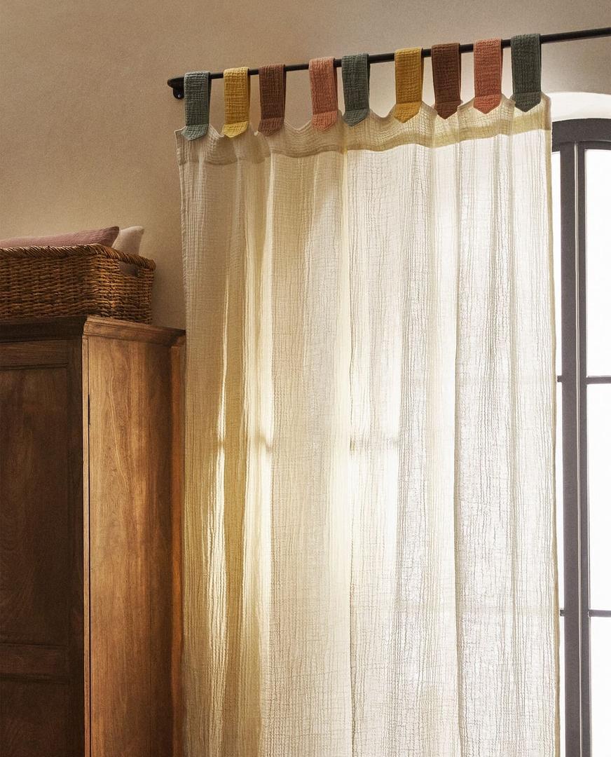 Cortina de algodón Nasa