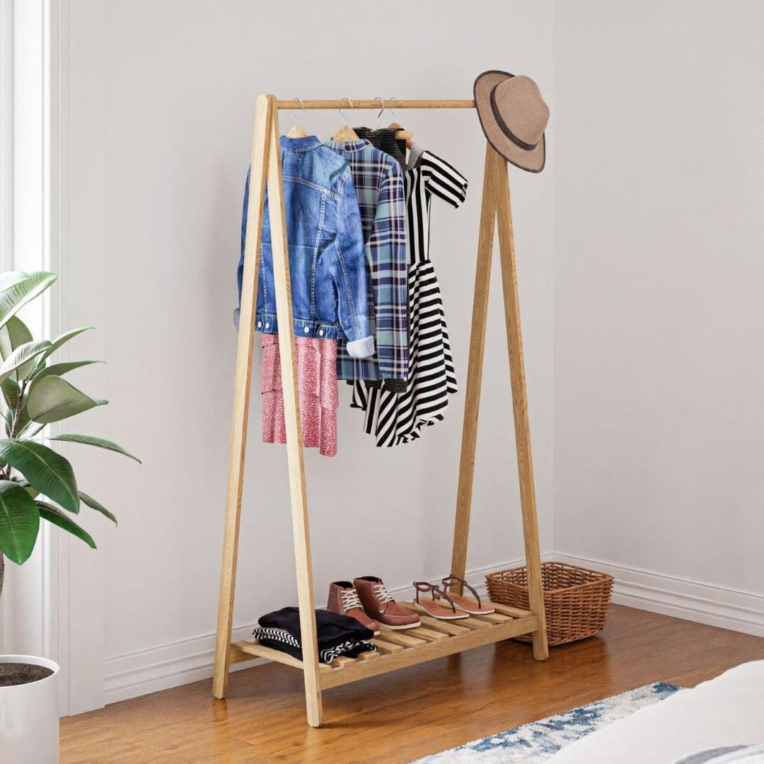 Perchero burro con zapatero en.casa