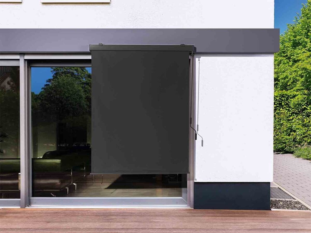 Estor de exterior para protección visual y solar