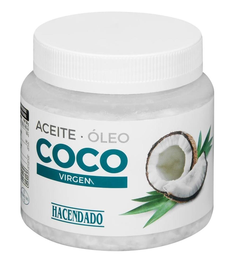Aceite de coco virgen Hacendado