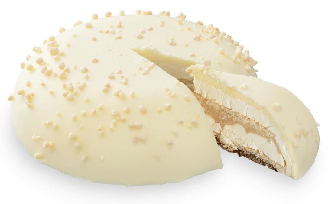 Tarta de crema con avellana