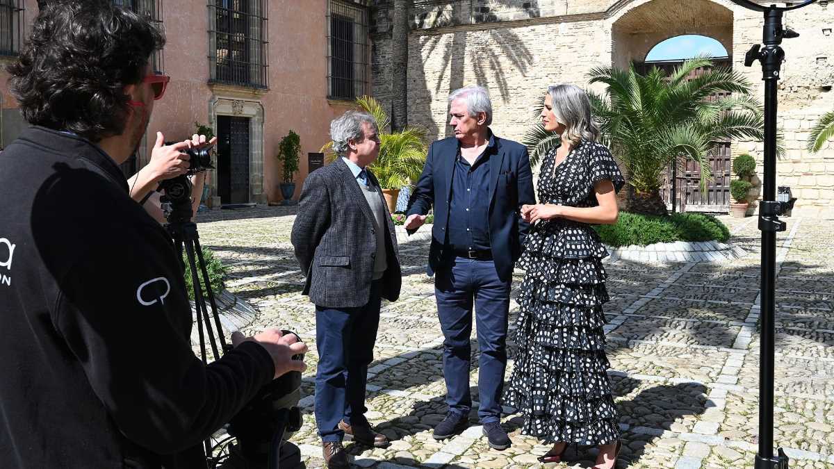 Rodaje de Andalucía es moda en el Alcázar de Jerez