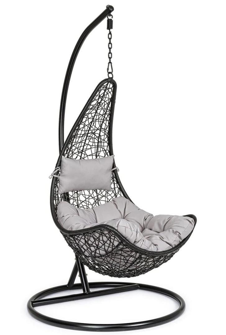 Sillón Colgante Modelo Basic Acero y ratán Sintético de Alcampo