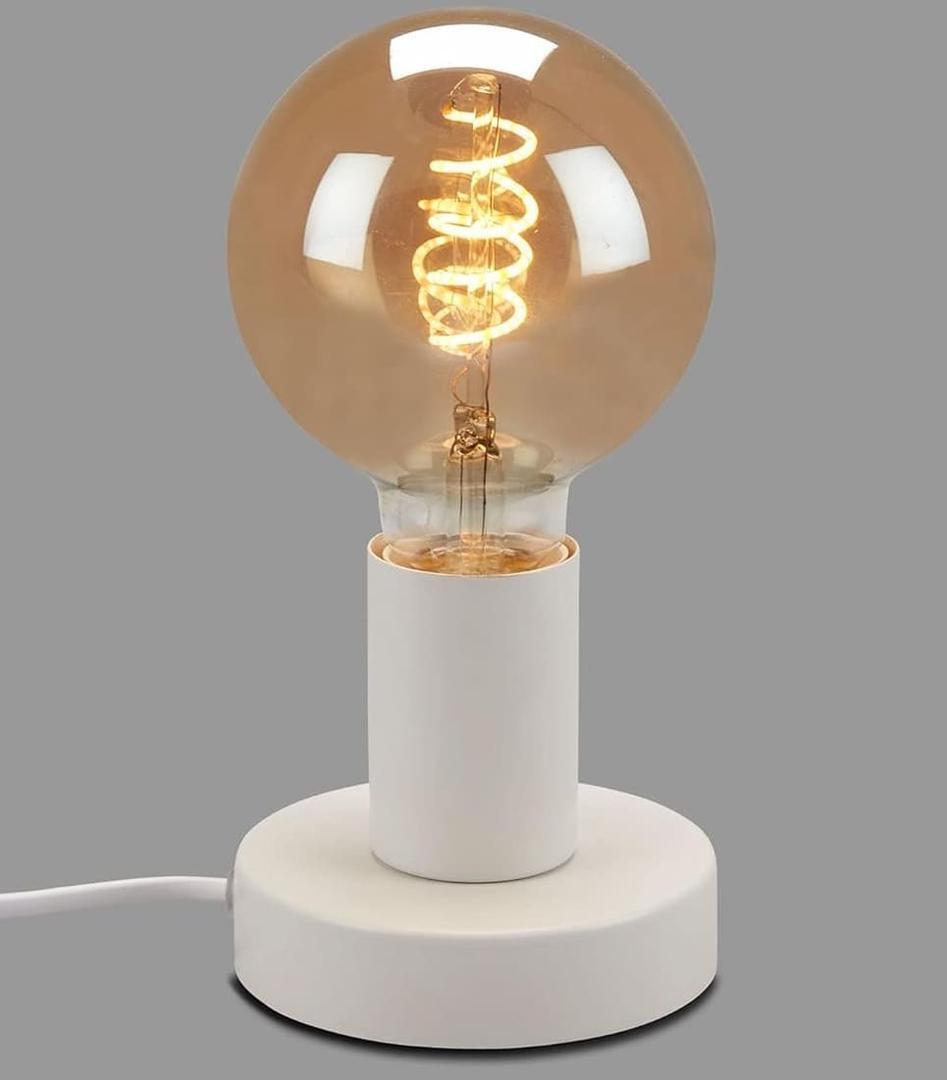 Lámpara de mesa con bombilla industrial de Briloner en Amazon