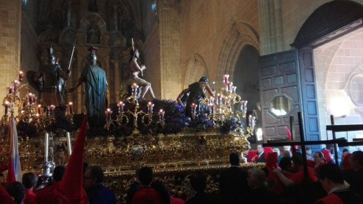 El paso de misterio de los Judíos de San Mateo en Jerez