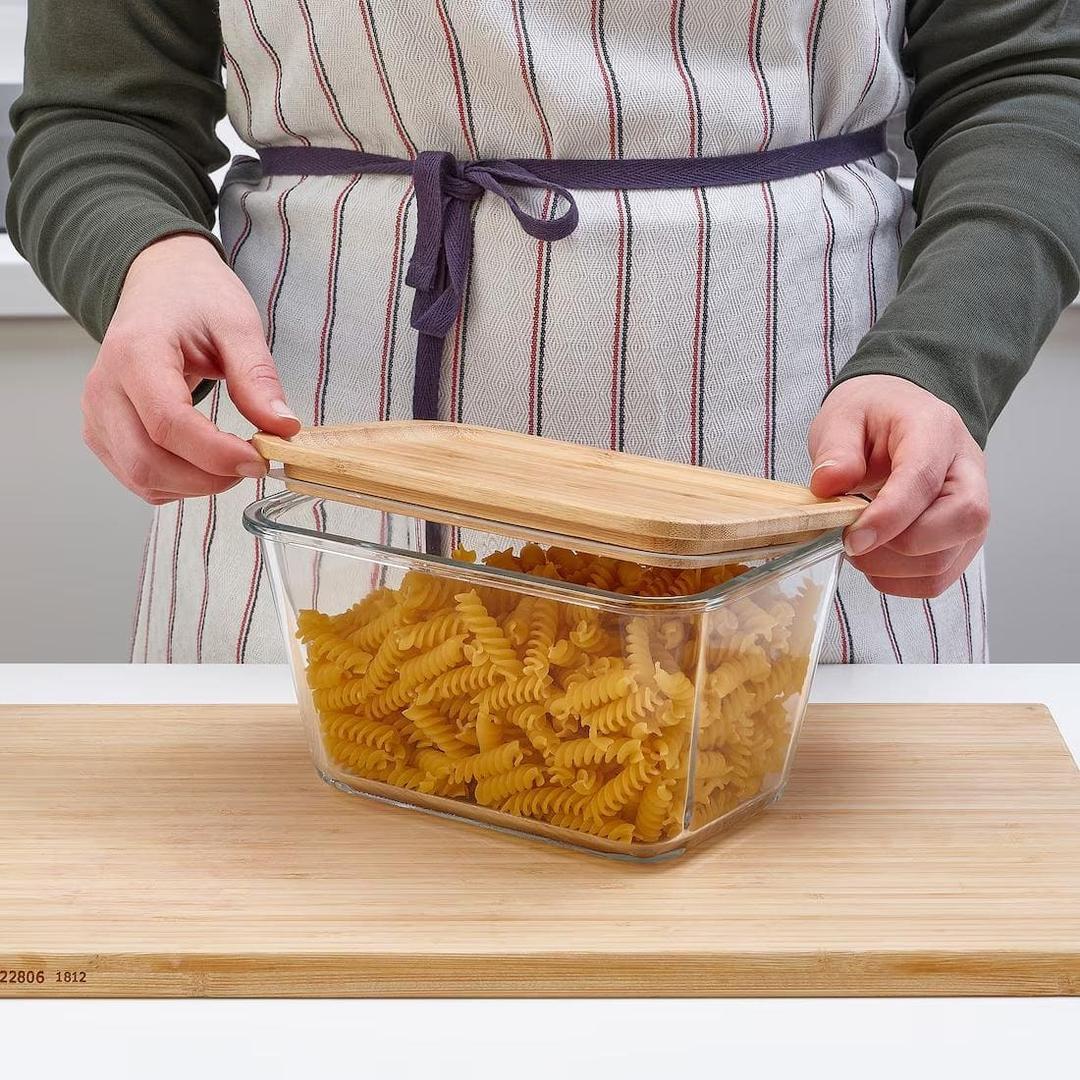 Bote rectangular con tapa IKEA 365+