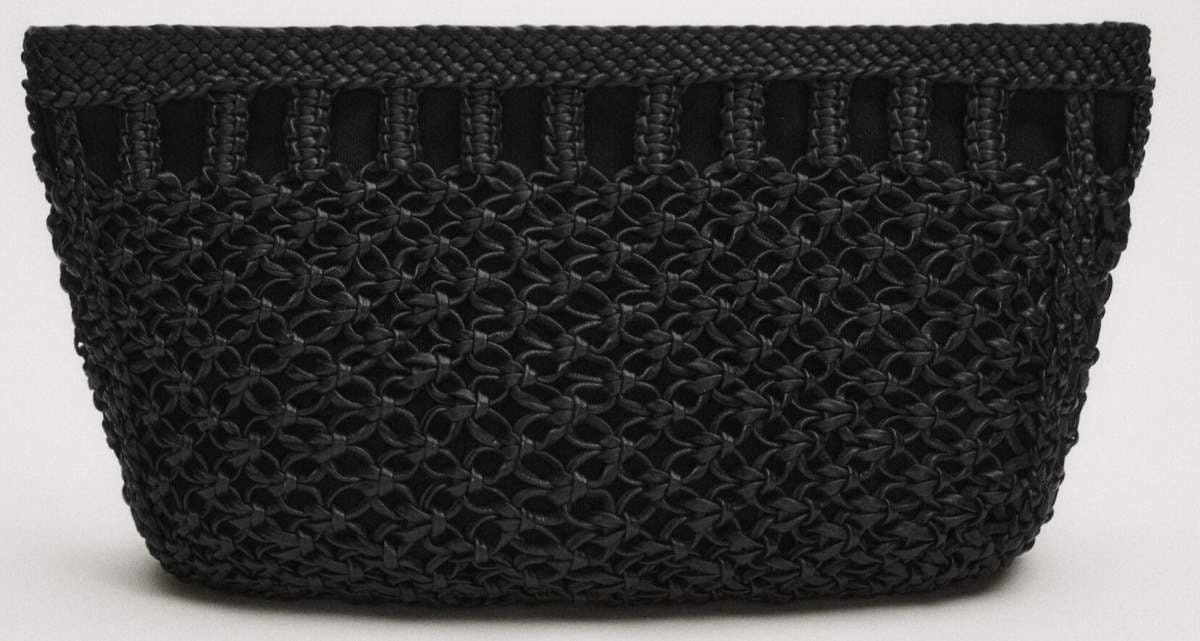 Bolso trenzado piel napa de Massimo Dutti