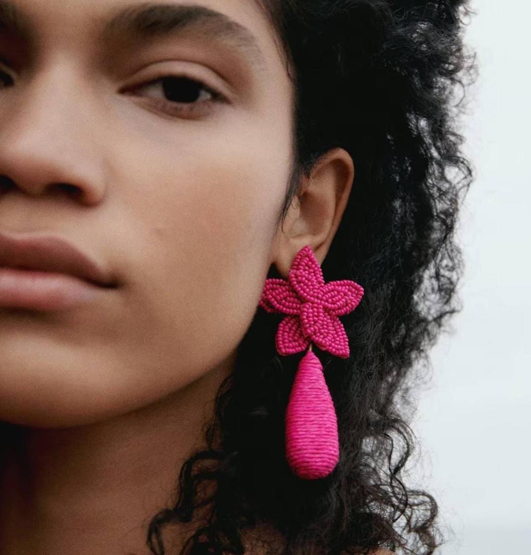 Pendientes colgantes flores de Mango